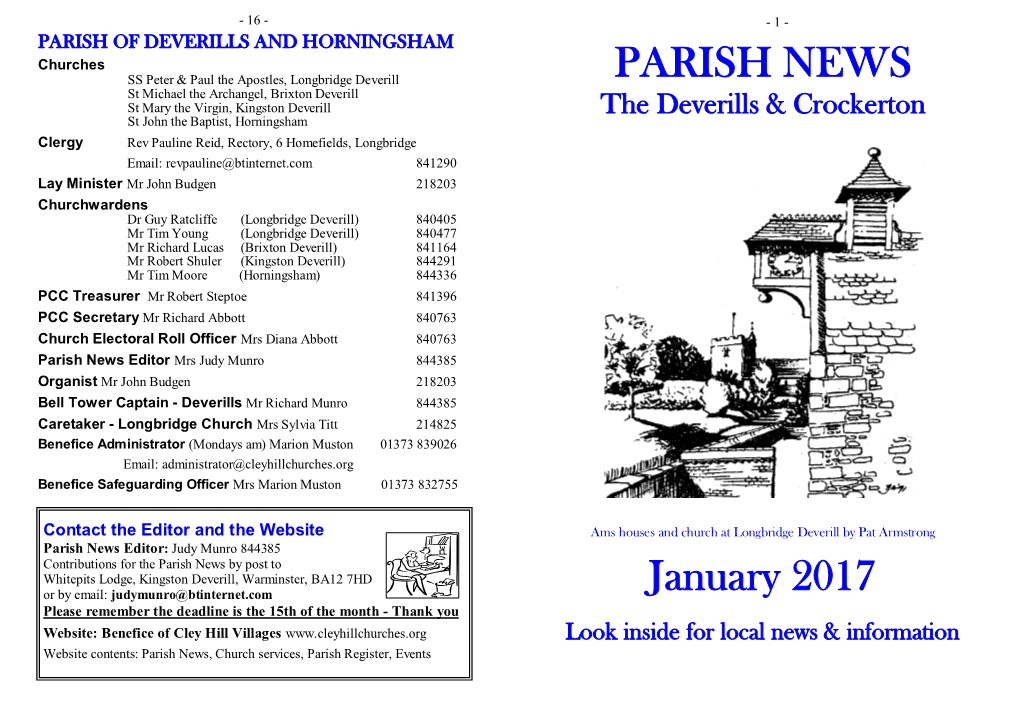 PARISH NEWS January 2017