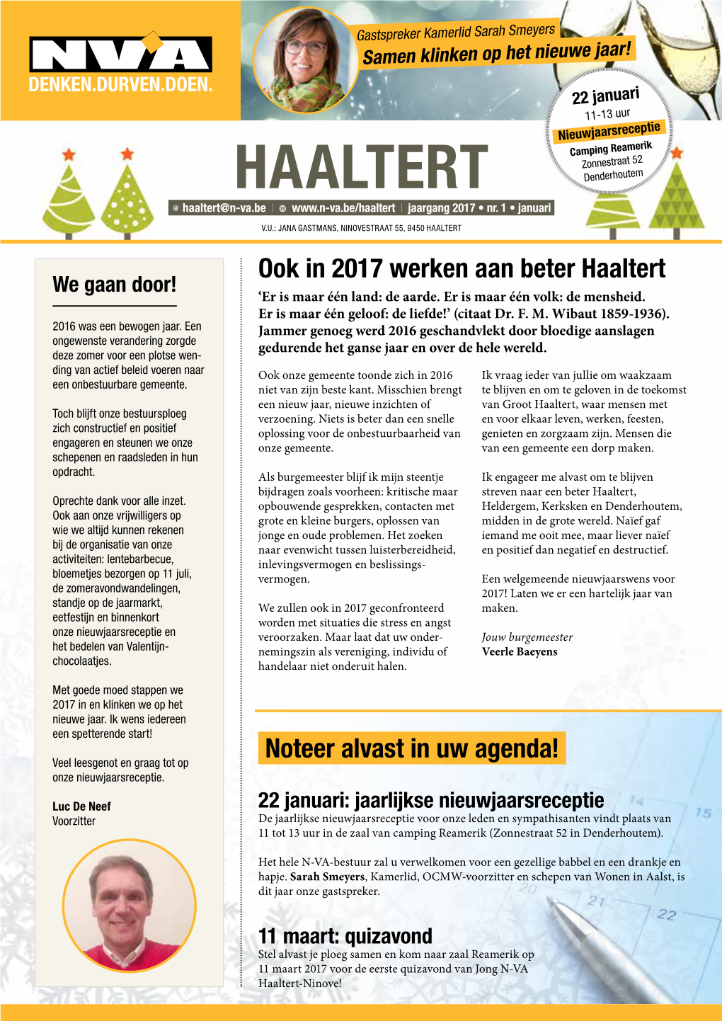 N-VA Haaltert-Ninove! 2 DENKEN.DURVEN.DOEN