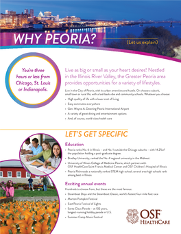 Peoria Community Information | OSF Careers