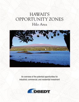 Hilo Area – Opportunity Zones Factsheet