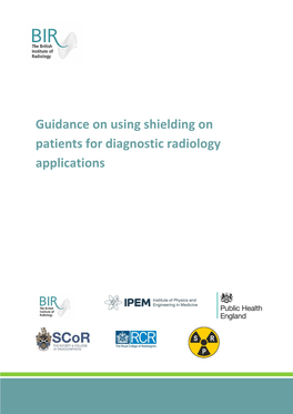 Guidance on Using Shielding on Patients for Diagnostic Radiology Applications