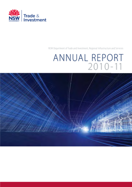 NSW Trade & Investment Annual Report 2010-11