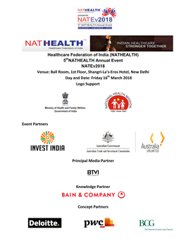 5 Th NATHEALTH Annual Event Natev2018