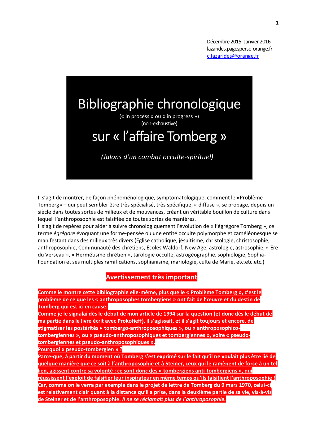 Biblio-Tomberg