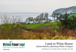 Land at Whin House (Immediately Adjoining Whin Cottage)