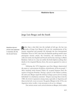 Jorge Luis Borges and the South