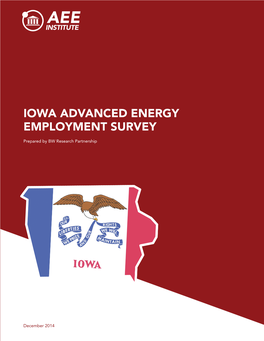 IOWA ADVANCED ENERGY EMPLOYMENT SURVEY Prepared by BW Research Partnership