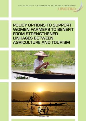 Policy Options to Support Women Farmers to Benefit from Strengthened Linkages Between Agriculture and Tourism