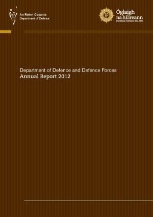 Dept of Defence & Defence Forces Annual Report 2012