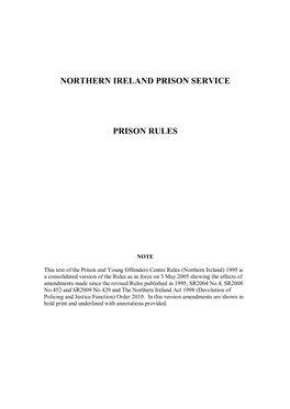 Prison Rules Download