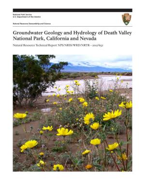 Groundwater Geology and Hydrology of Death Valley National Park