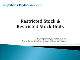 Restricted Stock: What You Need to Know for Executive Recruitment