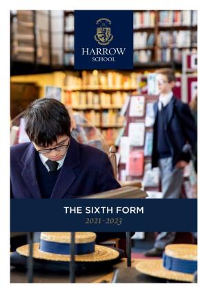 The Sixth Form 2021-2023 Harrow School Sixth Form