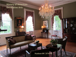History of American Decorative Arts