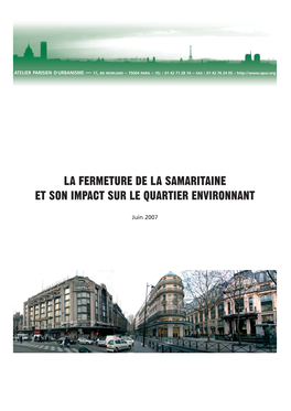 La Fermeture De La Samaritaine Et Son Impact Sur Le Quartier Environnant