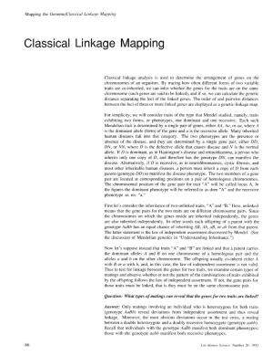 Classical Linkage Mapping