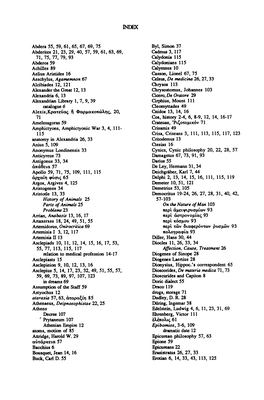 V..Btoa.Ti; 61 Athenian Empire 12 Epibomios, 3-6, 109 Atoms, Motion of 85 Dramatic Date 12 Attridge, Harold W