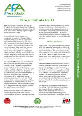 Pace and Ablate for AF