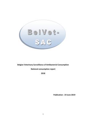 Belgian Veterinary Surveillance of Antimicrobial Consumption