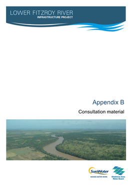 Appendix B Consultation Material