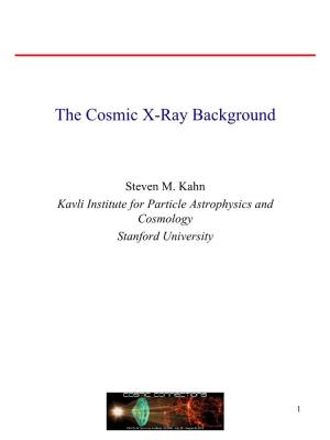 The Cosmic X-Ray Background
