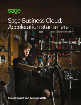Sage Business Cloud: Acceleration Starts Here