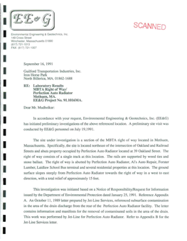 Dear Mr. Mudholkar: the Site Under Investigation