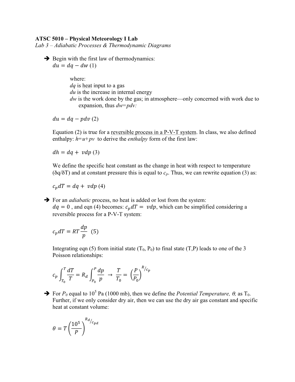 Adiabatic Processes and Thermodynamic Diagrams