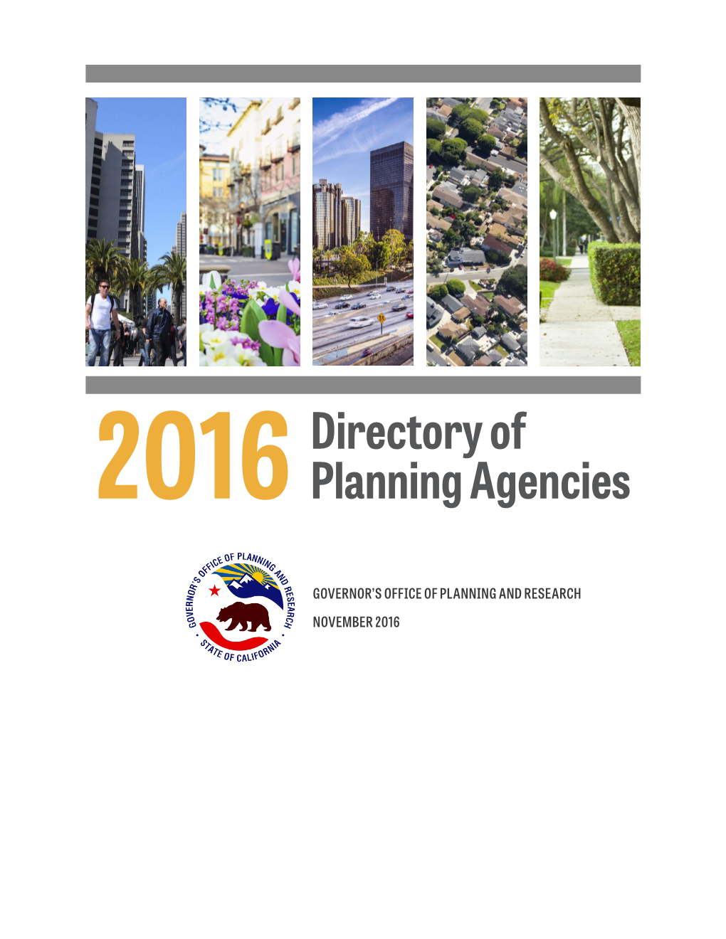 2016Directory of Planning Agencies