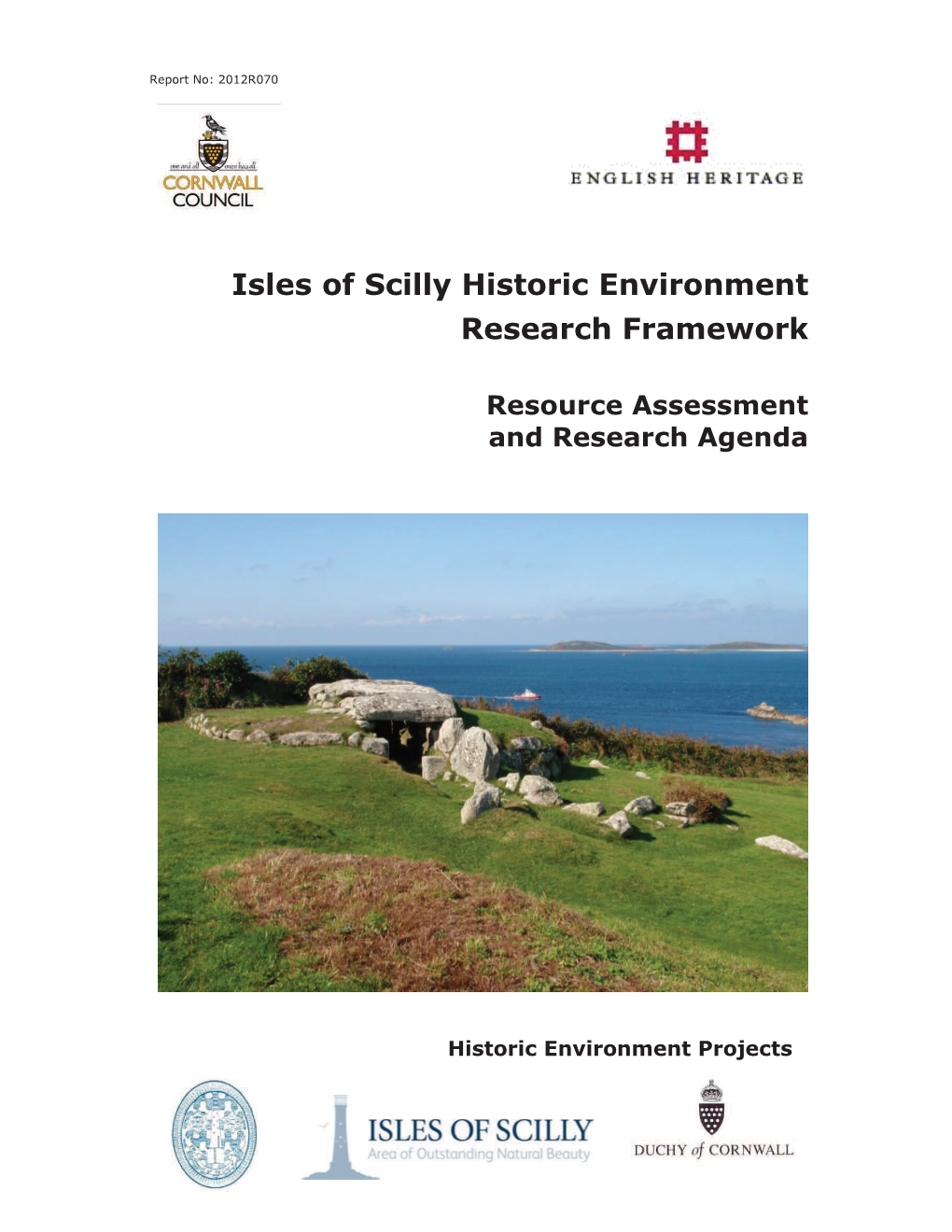 Isles of Scilly Historic Environment Research Framework