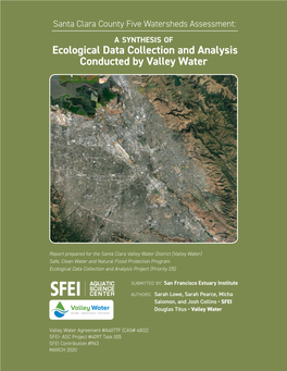 Ecological Data Collection and Analysis Conducted by Valley Water