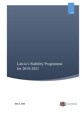 Latvia's Stability Programme for 2018-2021