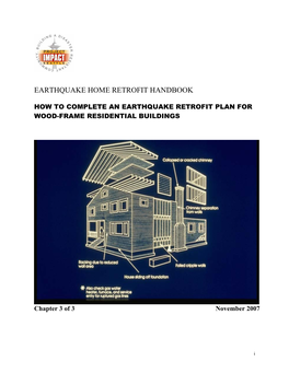 How to Complete an Earthquake Retrofit Plan for Wood-Frame Residential Buildings