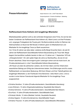 Presse-Information Kaiser-Heinrich II.-Str