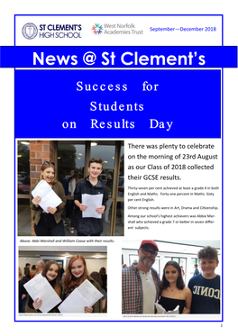 News @ St Clement's