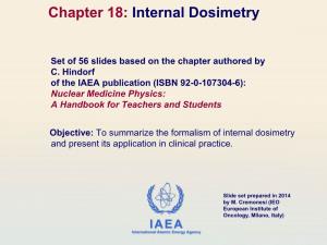 Chapter 18. Internal Dosimetry