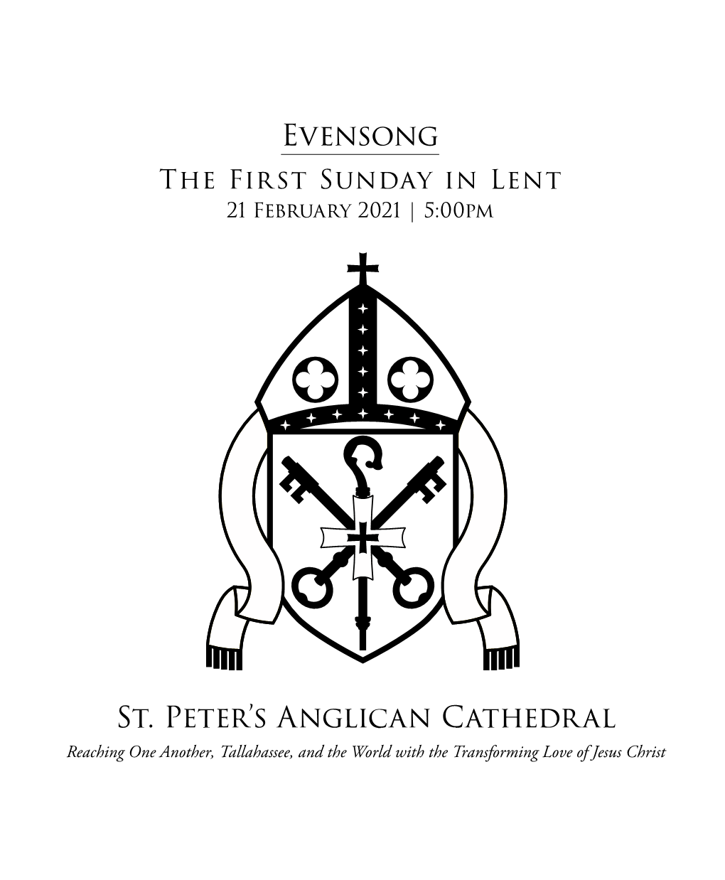 Evensong Bulletin