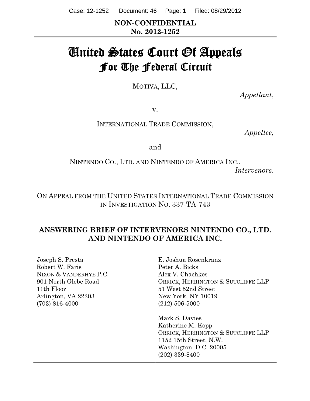 United States Court of Appeals for the Federal Circuit