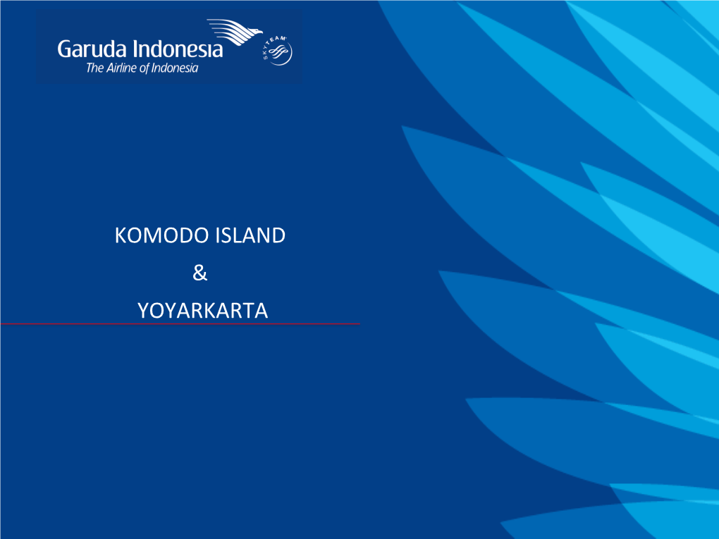 Komodo Island & Yoyarkarta