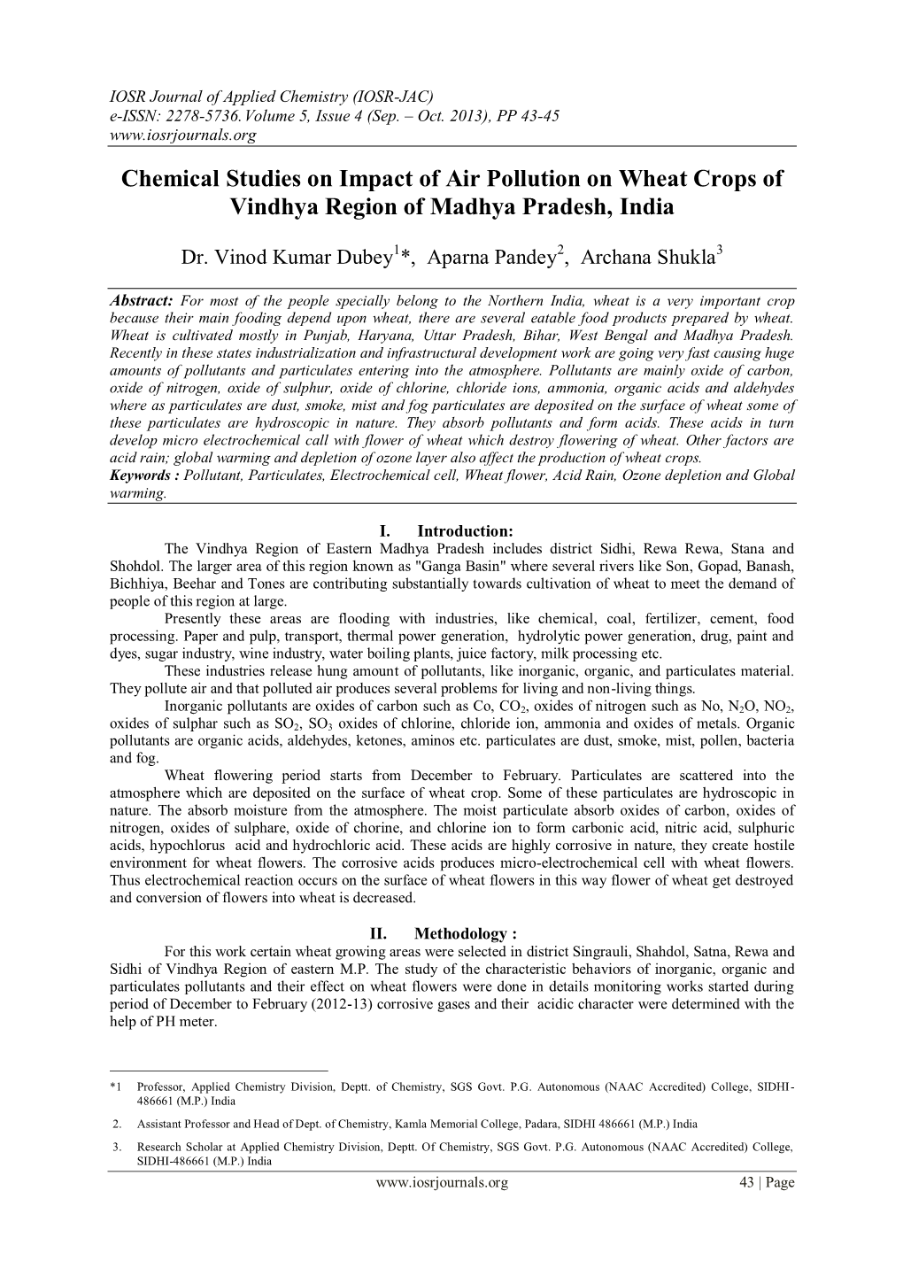 Effect of Application of Different Pesticides to Leguminous Crops On