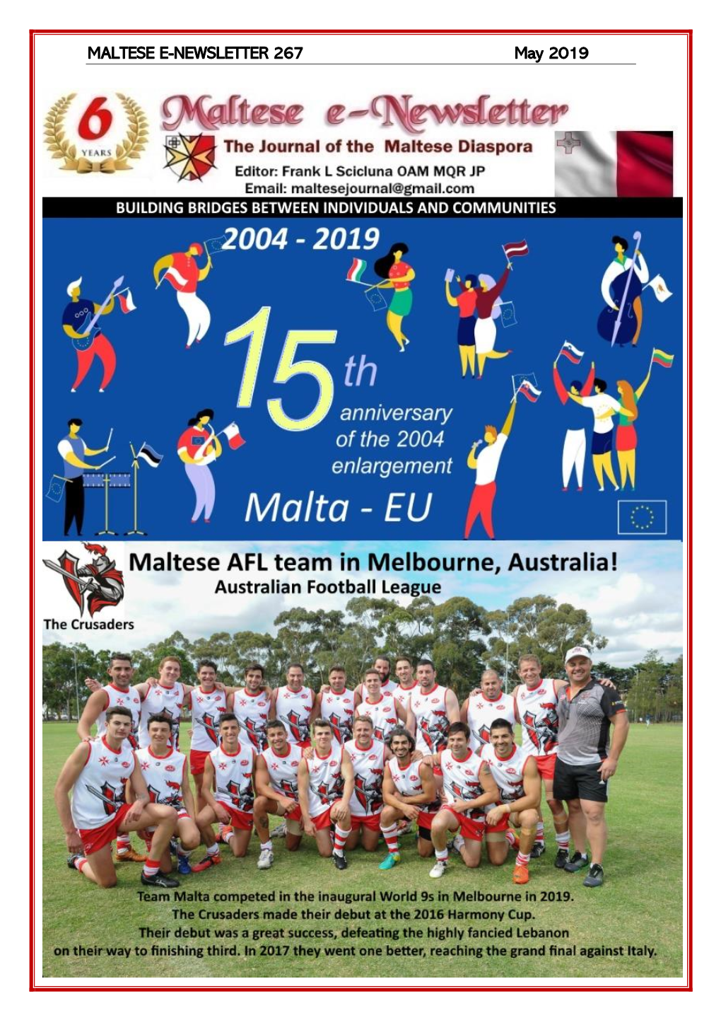 MALTESE E-NEWSLETTER 267 May 2019