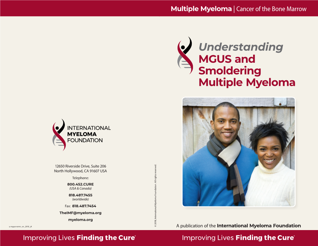 Understanding MGUS and Smoldering Multiple Myeloma
