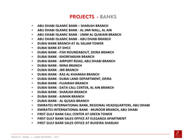 Projects - Banks