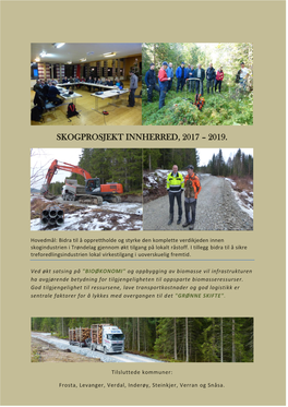 Skogprosjekt Innherred, 2017 – 2019