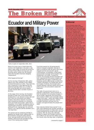 Ecuadorandmilitarypower