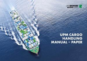UPM CARGO HANDLING MANUAL – PAPER About This Manual