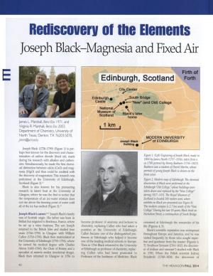 Joseph Black-Magnesia and Fixed Air