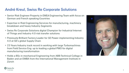 André Kreul, Swiss Re Corporate Solutions