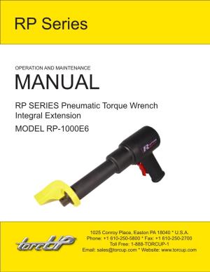 RP-1000 E6 Manual