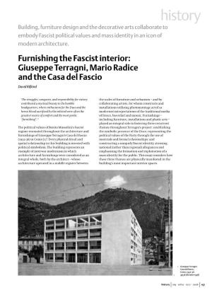 Giuseppe Terragni, Mario Radice and the Casa Del Fascio